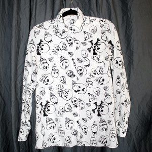 Liberty Love - Long Sleeve Skull Shirt - Size S